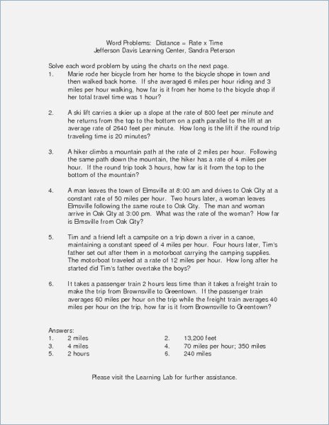 Equation Word Problems Worksheet Switchconf â Webmart Me